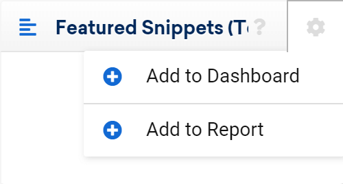 How to add a box to a report or a dashboard