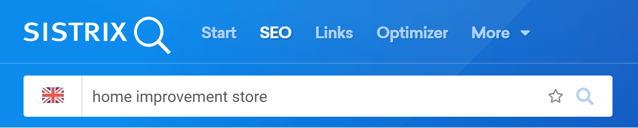 Write a keyword in the search bar to reach its overview