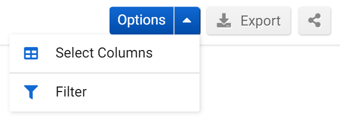 Options of the section Opportunities in the SISTRIX Toolbox