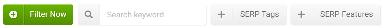 Filters for the section Featured Snippets in the SISTRIX Toolbox