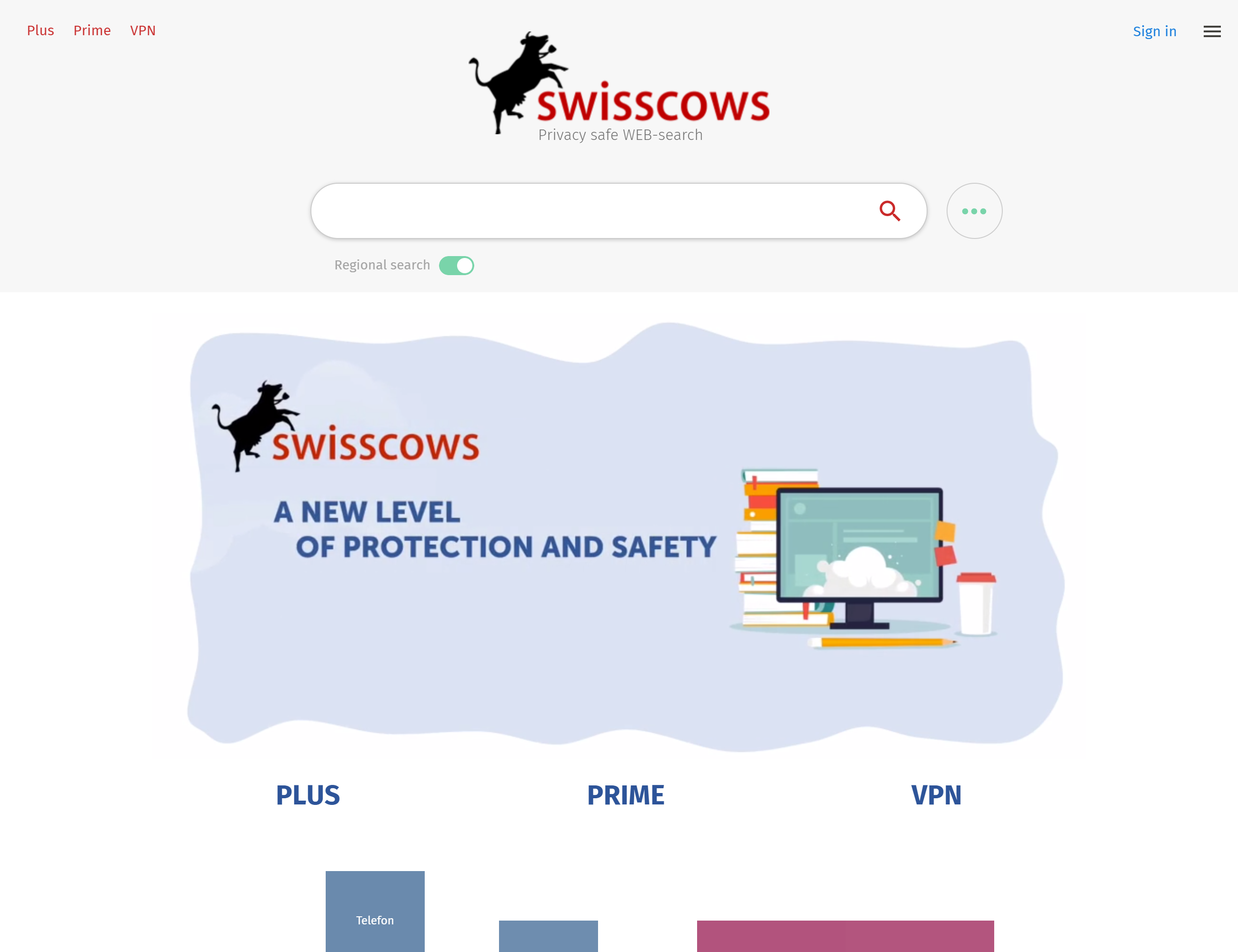 Swisscows browser