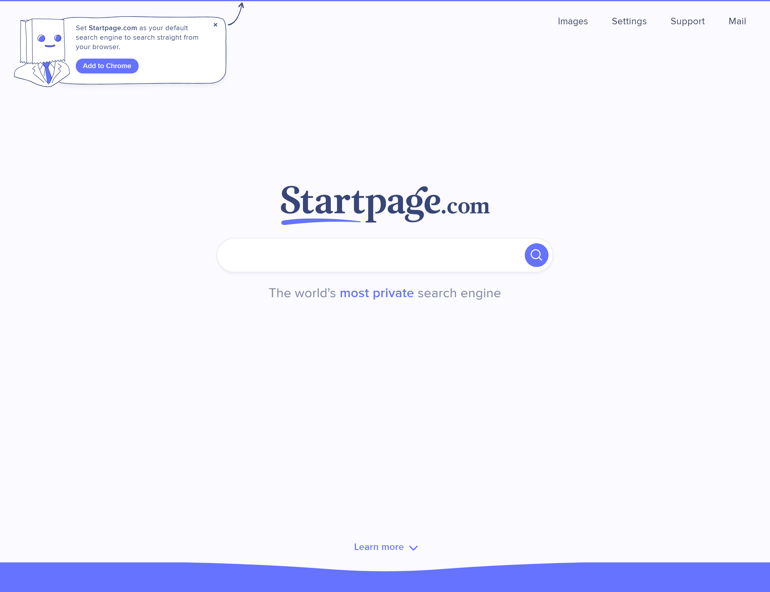 Startpage browser