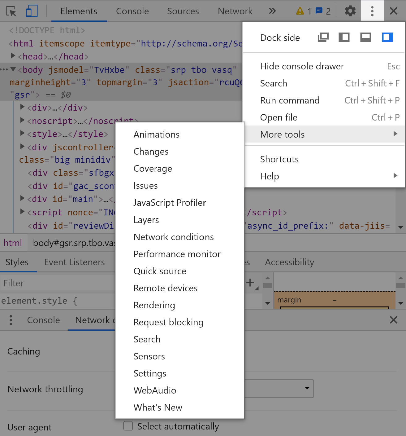 Using Chrome developer tools to change the agent -id string