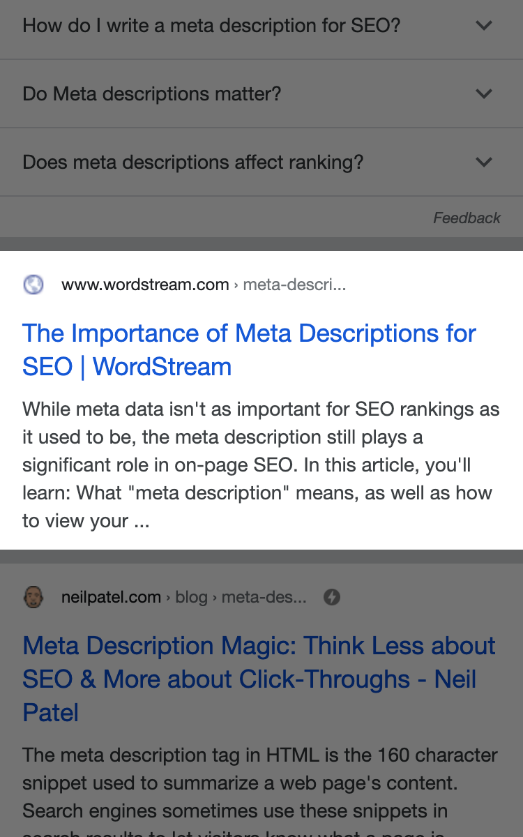 What Does The Optimal Meta Description Look Like Sistrix