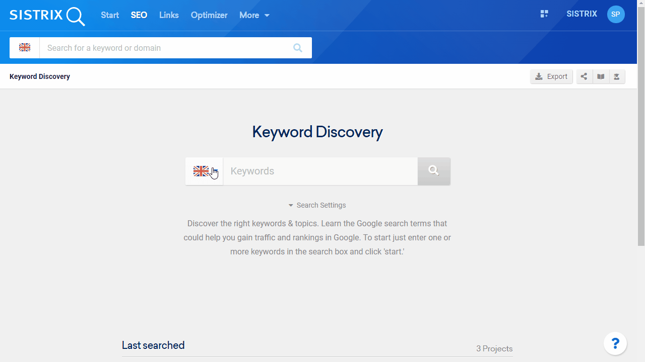 keyword discovery countries