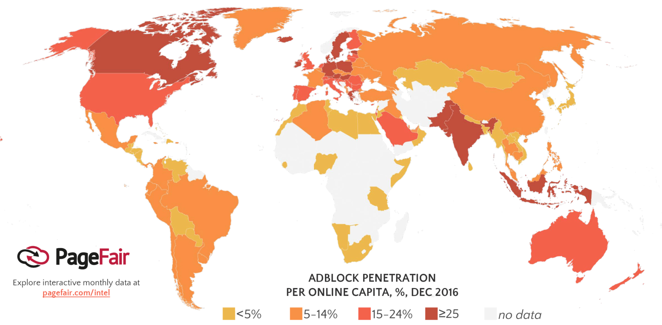 global map showing the use of ad blockers