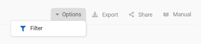 Options of the section Opportunities in the SISTRIX Toolbox