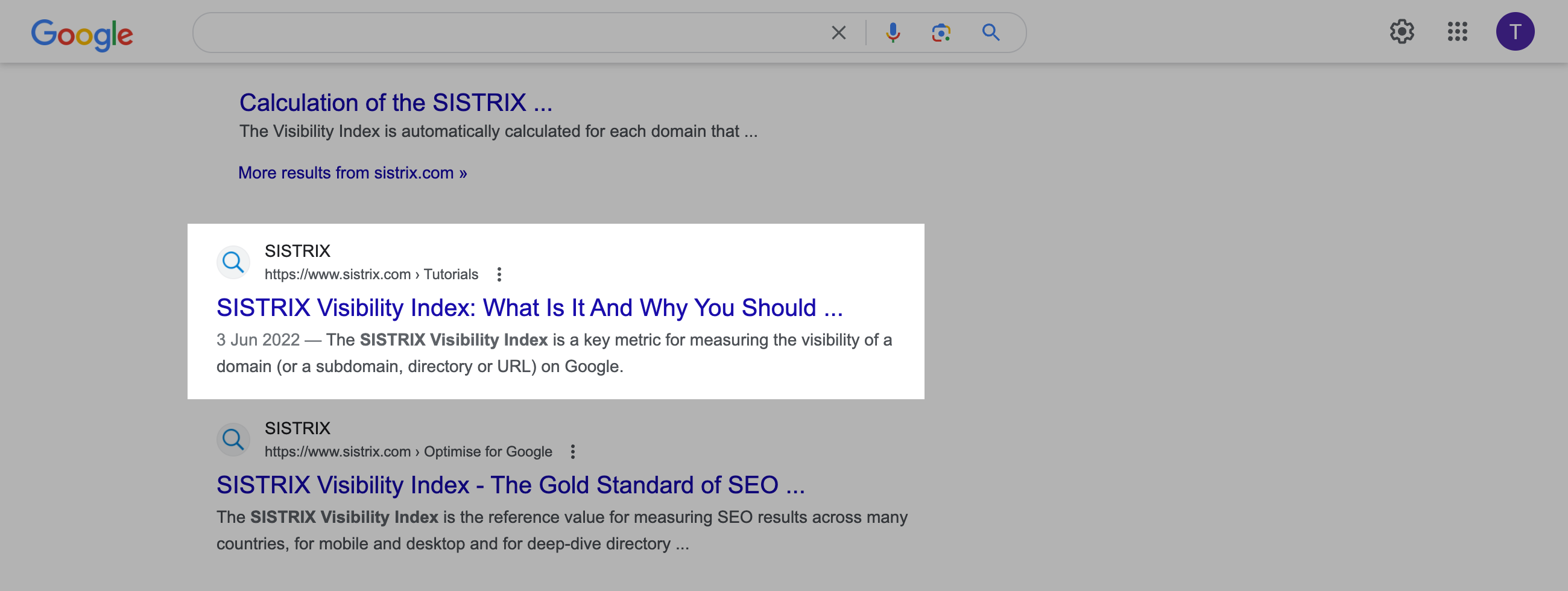 Search result in the Google SERPs. The title here has more than 59 characters and is cut off.