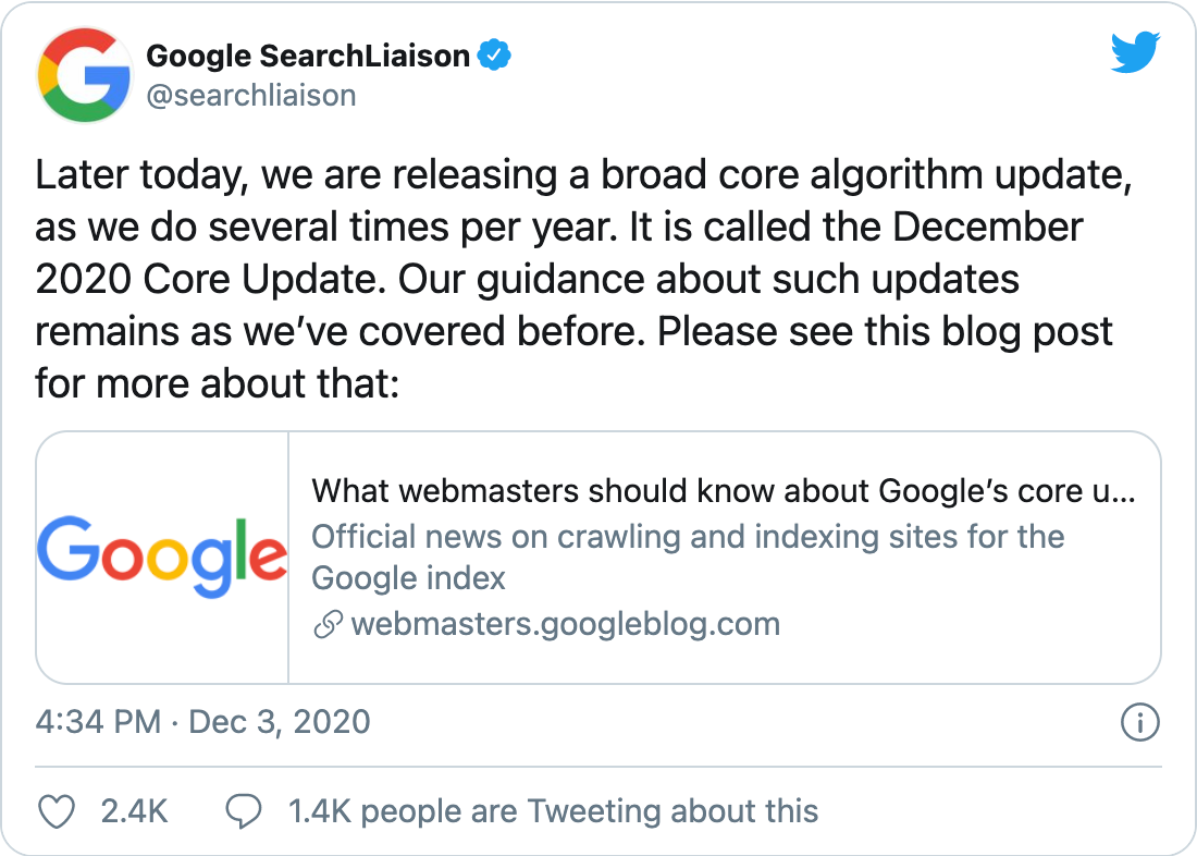 Image result for december google core update